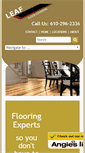 Mobile Screenshot of leaffloorcovering.com